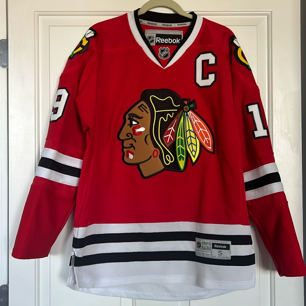 Blackhawks Toews Hockey Sweater Jersey